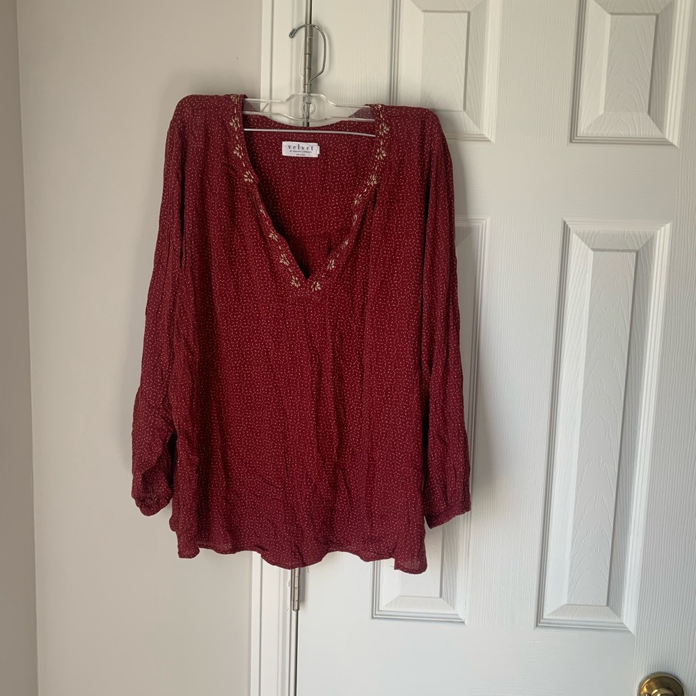 Velvet BY GRAHAM &SPENCER blouse